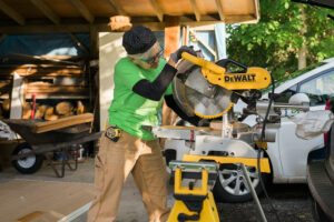 Rebuilding Together volunteer in action